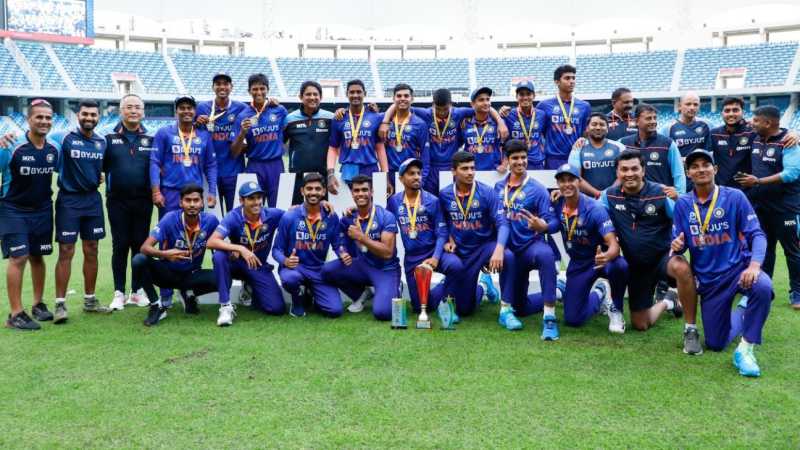 India Under-19 players won the Asia Cup for the eighth time • Asian Cricket Council